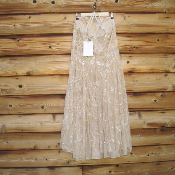 MAC DUGGAL 93898 Strapless Embellished A Line Dress - Picture 10 of 13